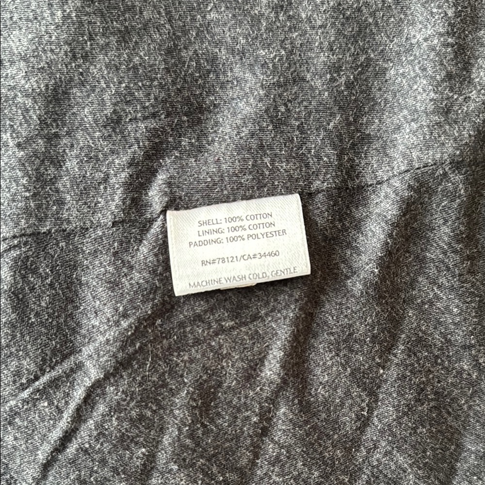 Eileen Fisher Charcoal Gray Top - Picture 3 of 7